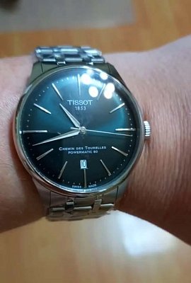 Фото покупателя: Швейцарские механические наручные часы Tissot Chemin des Tourelles Powermatic 80 T139.407.11.091.00