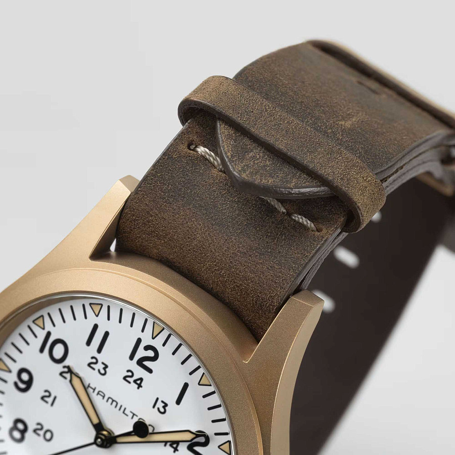 Часы Hamilton Khaki Field Mechanical Bronze H69459510 — артикул H69459510, мужские