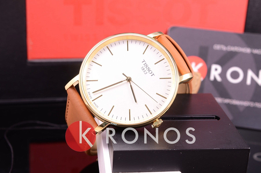 Часы Tissot Everytime Medium T109.410.36.031.00 — кожаный, мужские