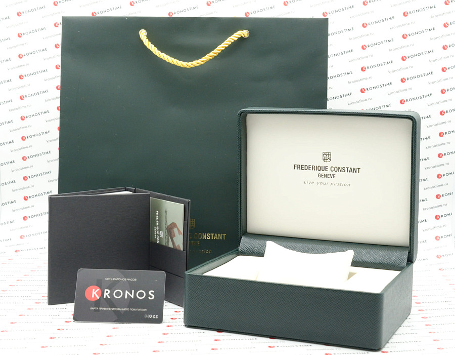 Часы Frederique Constant Slimline Perpectual Calendar Manufacture FC-775G4S6 — кожаный, мужские