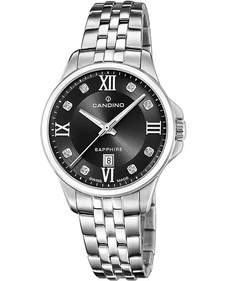 Часы Candino Lady Elegance Date C4766/5 — женские, черный