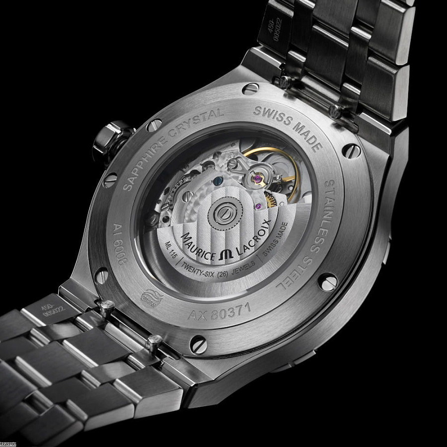 Часы Maurice Lacroix Aikon Automatic AI6007-SS002-331-1 — механические, металл сталь