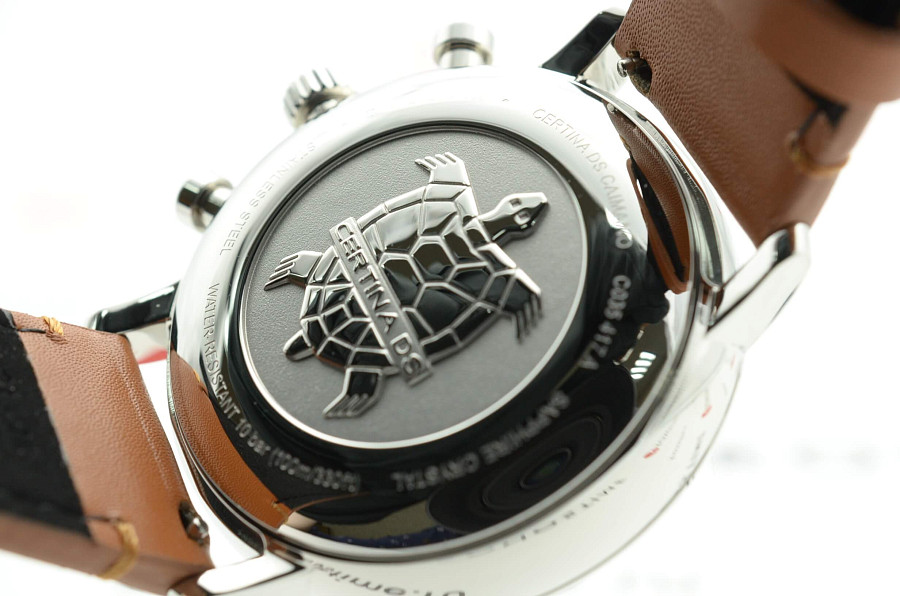 Часы Certina DS Caimano Chronograph C035.417.16.047.00 — синий, металл сталь