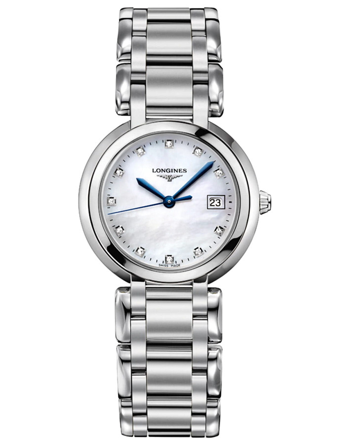 Часы Longines PrimaLuna L8.112.4.87.6 — женские, серебристый