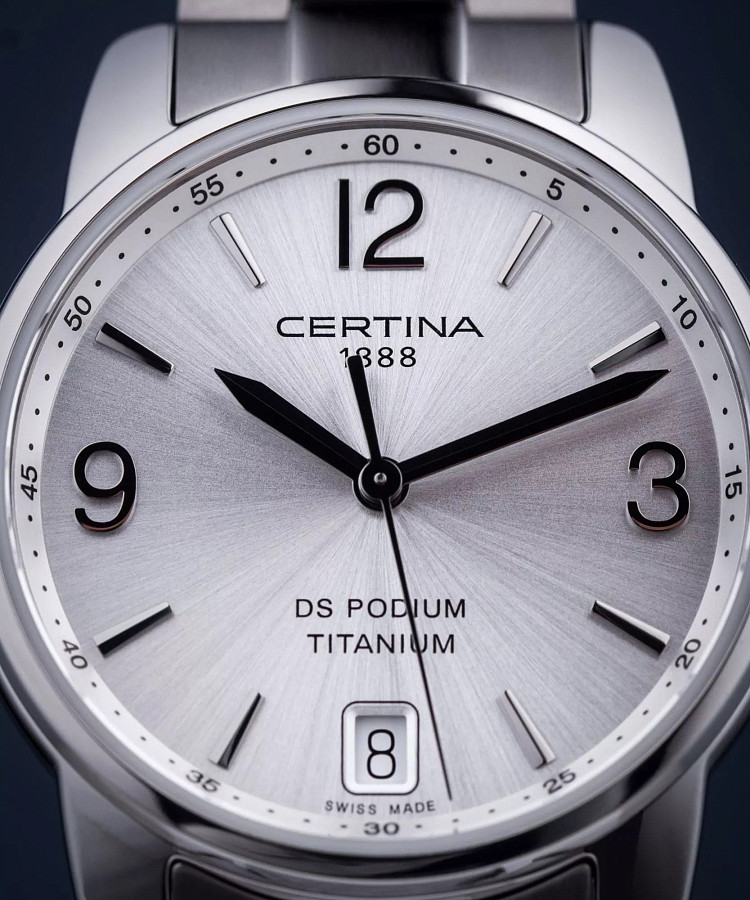 Часы Certina DS Podium C034.210.44.037.00 — кварцевые, титан