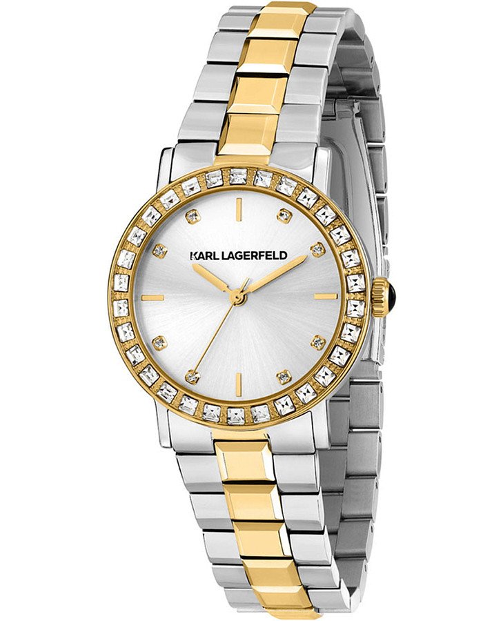 Часы Karl Lagerfeld Crystals R0553100509 — женские, серебристый