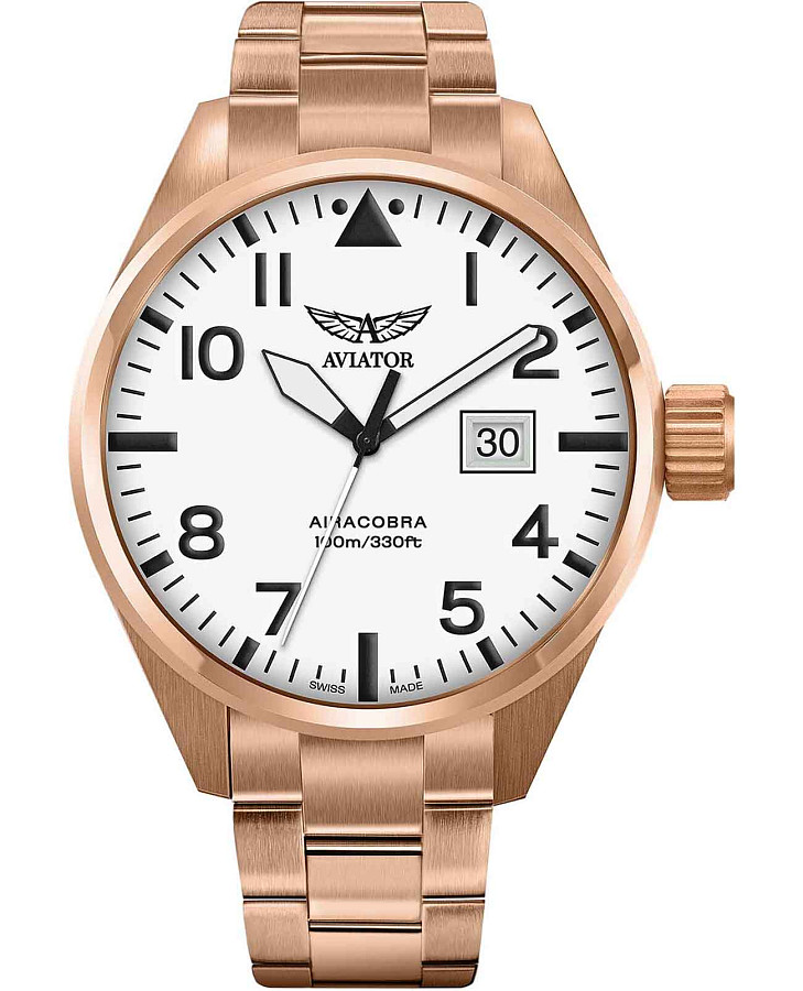 Часы Aviator Airacobra V.1.22.2.152.5 — мужские, белый