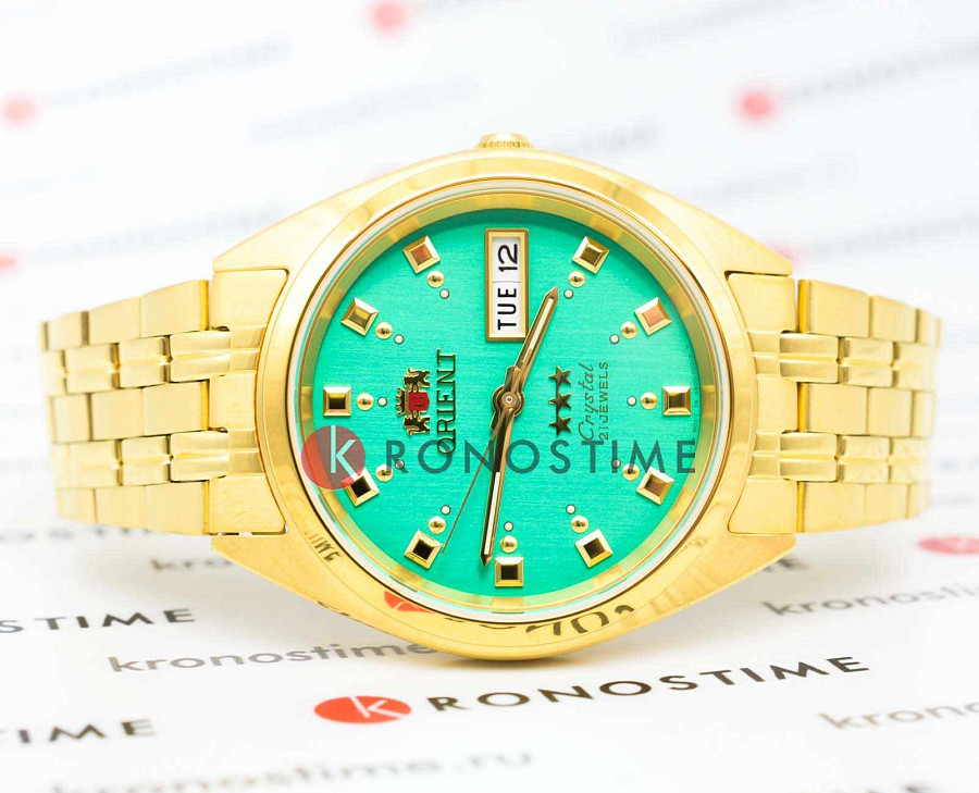 Часы Orient 3 Stars AB00001N — механические, металл сталь