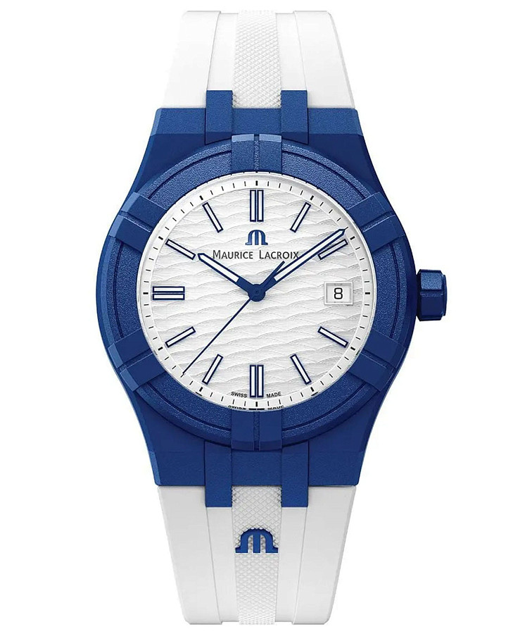 Часы Maurice Lacroix Aikon Tide AI2008-BBB11-300-0 — мужские, белый