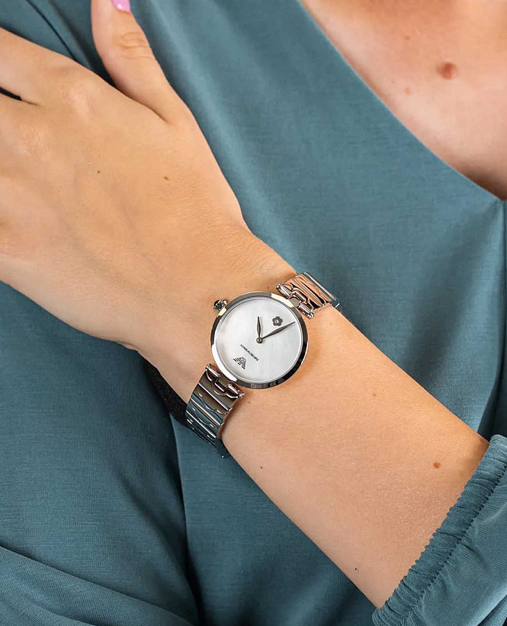 Часы Emporio Armani Arianna AR11235 — кварцевые, сталь металл