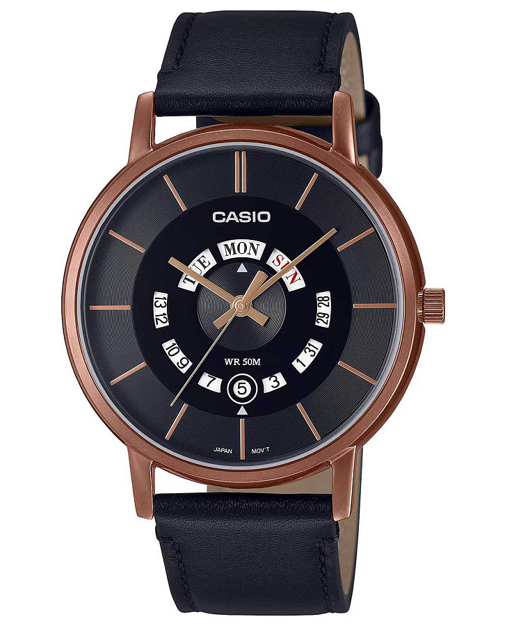 Часы Casio Collection MTP-B135RL-1A — мужские, черный