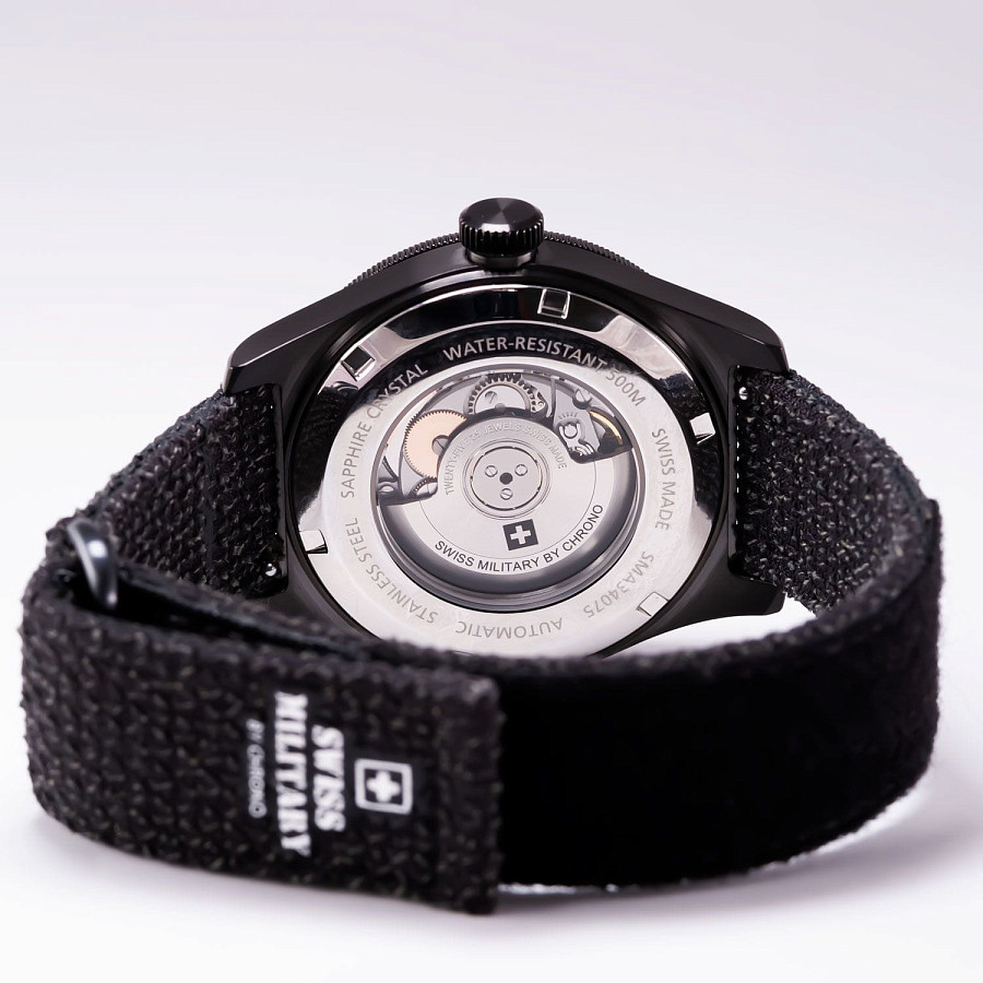 Часы Swiss Military by Chrono Diver SMA34075.05.R — Швейцария, механические