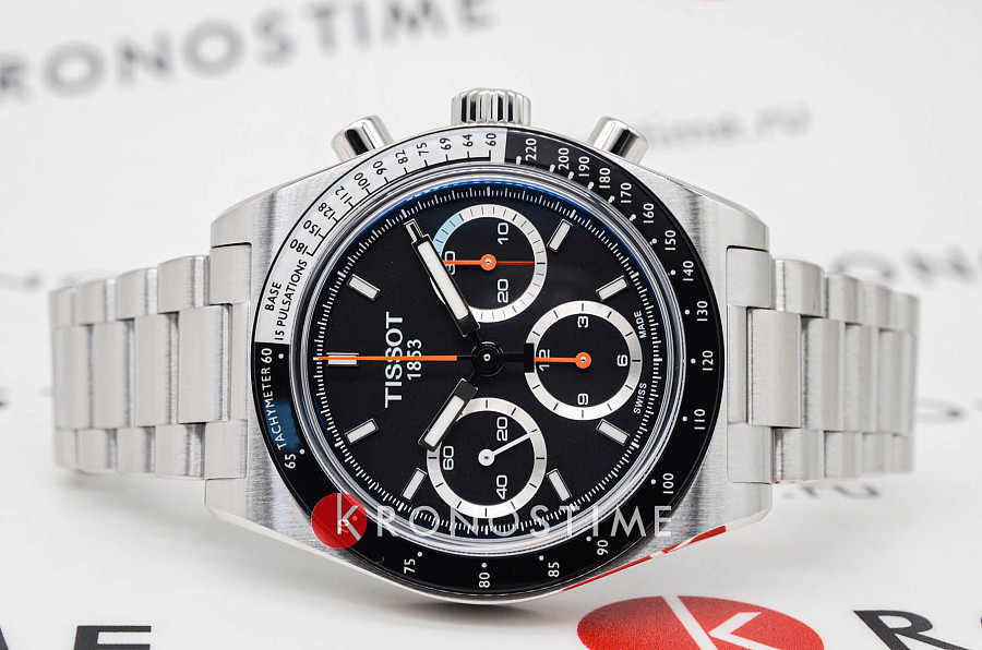 Часы Tissot PRS 516 Mechanical Chronograph T149.459.21.051.00 — механические, металл сталь