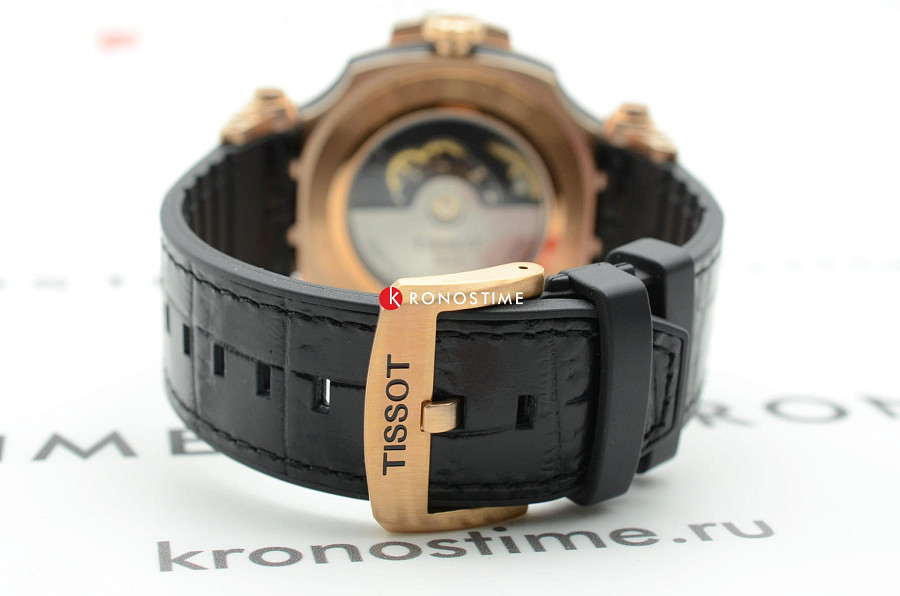 Часы Tissot T-Race Swissmatic T115.407.37.051.00 — черный, металл сталь
