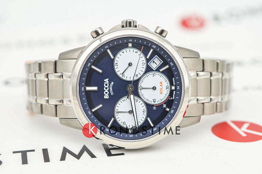 Часы Boccia Titanium 3742-03 — кварцевые, титан
