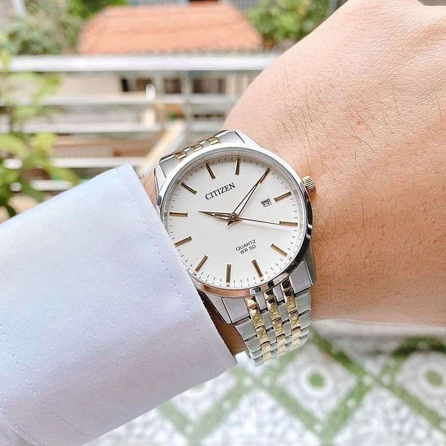 Часы Citizen Classic BI5006-81P — мужские, нержавеющая сталь с ip-покрытием