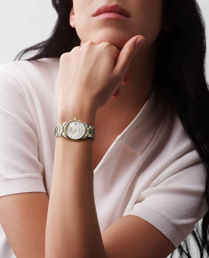 Часы Longines Master Collection L2.257.5.87.7 — нержавеющая сталь + золото 18к, женские