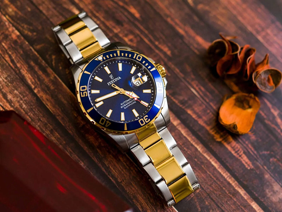 Часы Festina Automatic F20532/1 — синий, механические