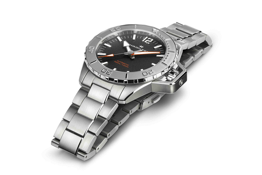 Часы Hamilton Khaki Navy Frogman Auto H77815130 — механические, металл сталь