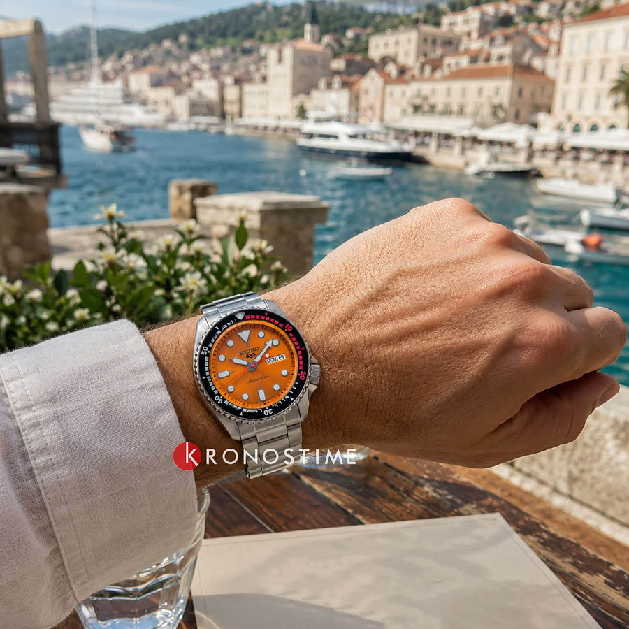 Часы Seiko 5 Sports SRPK07K1 — мужские, серебристый