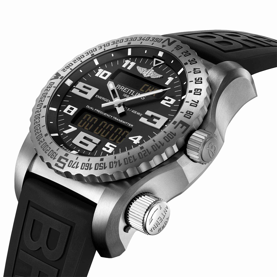 Часы Breitling Emergency E76325221B1S1 — каучук, мужские