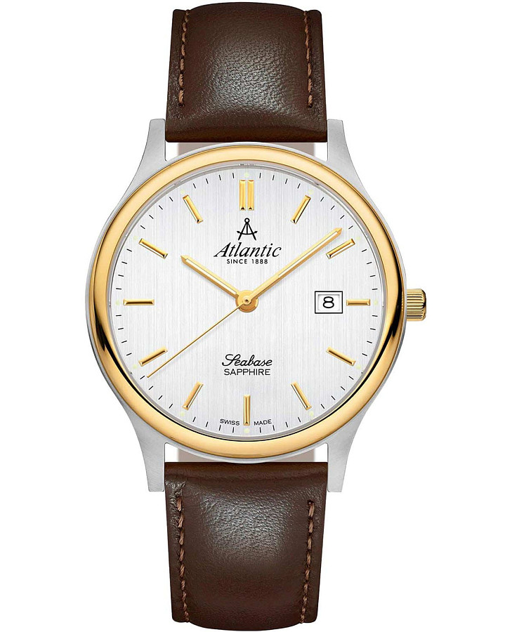 Часы Atlantic Seapair 60343.43.21 — мужские, белый