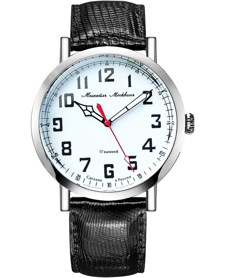 Часы Михаил Москвин Classic 1504A1L1 — мужские, белый