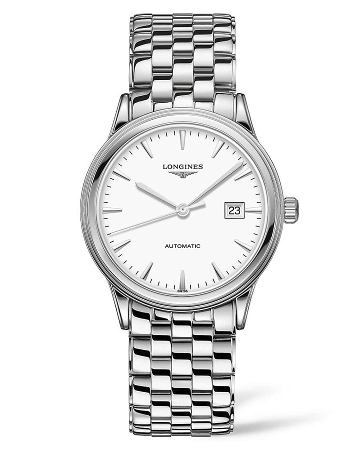 Часы Longines Flagship L4.984.4.12.6 — мужские, белый