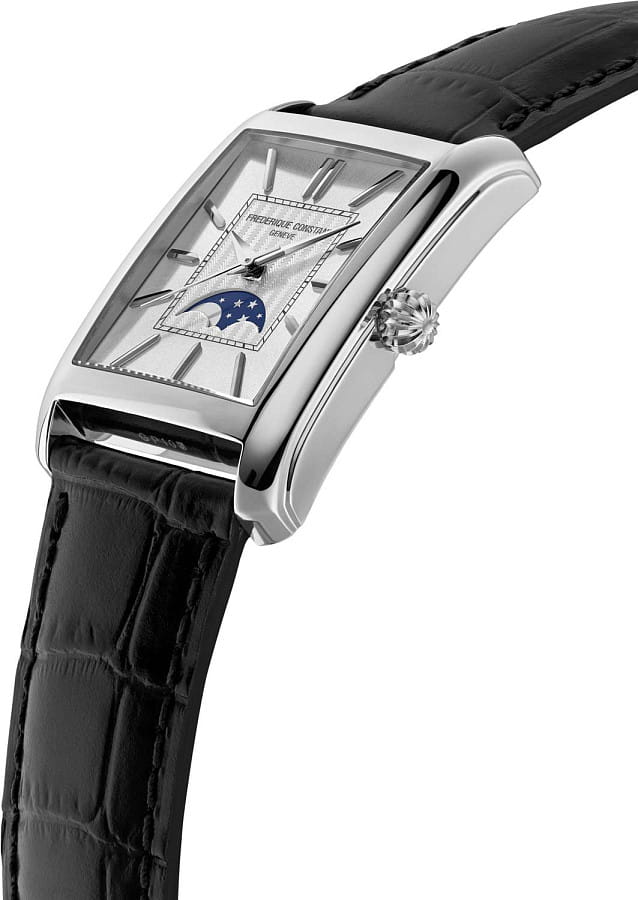 Часы Frederique Constant Classics Carree Moonphase Automatic FC-333S4C6 — механические, сталь металл