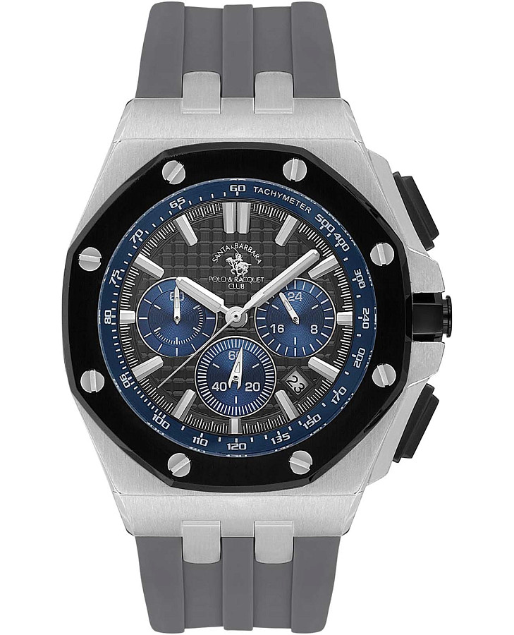 Часы Santa Barbara Polo & Racquet Club Prive SB.1.10601-4 — мужские, черный