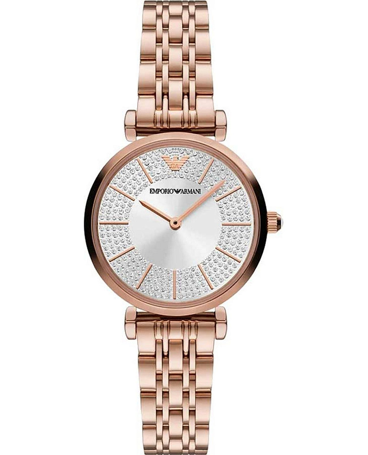 Часы Emporio Armani Gianni T-Bar AR11446 — женские, серебристый