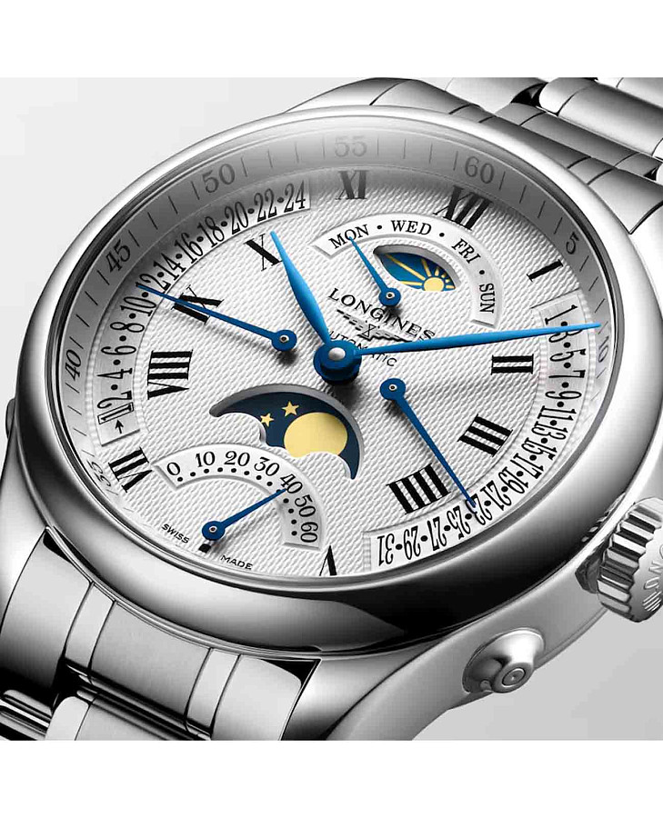 Часы Longines Master Collection L2.738.4.71.6 — механические, металл сталь