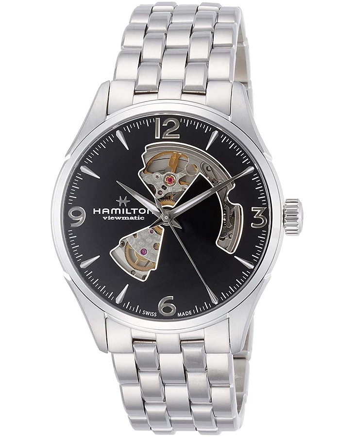 Часы Hamilton Jazzmaster Open Heart Auto H32705131 — женские, серебристый
