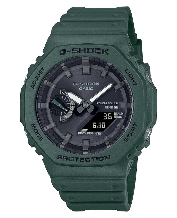 Часы Casio G-Shock GA-B2100-3ADR (GA-B2100-3A) — мужские, серый