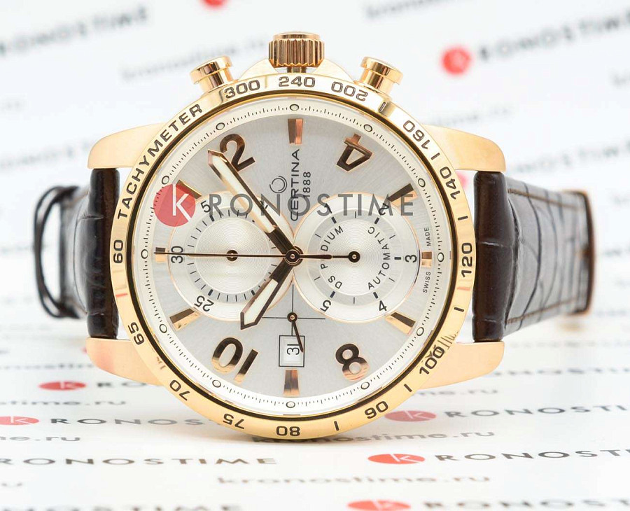 Часы Certina DS Podium Chronograph Automatic C034.427.36.037.00 — механические, сталь металл