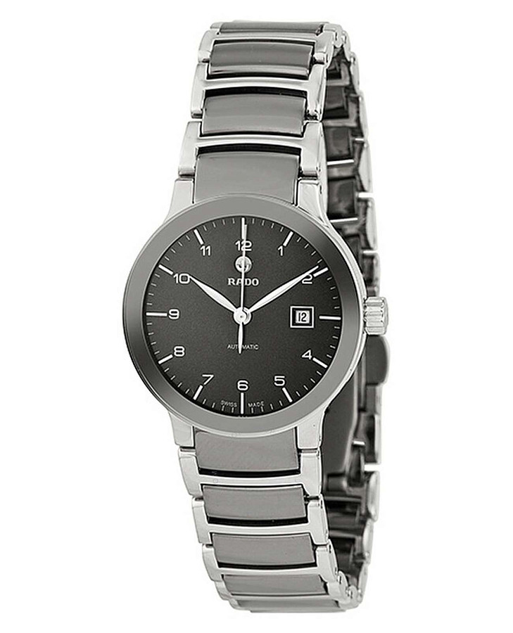 Часы Rado Centrix R30940112 — сталь + высокотехнологичная керамика, женские