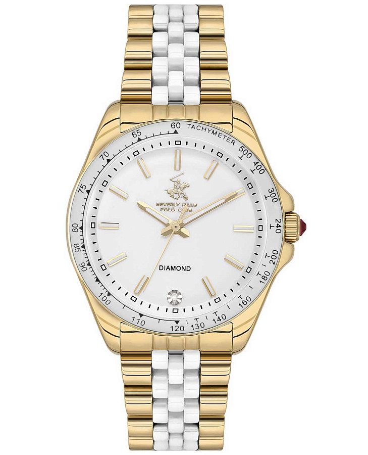 Часы Beverly Hills Polo Club BP3627C.130 — женские, белый