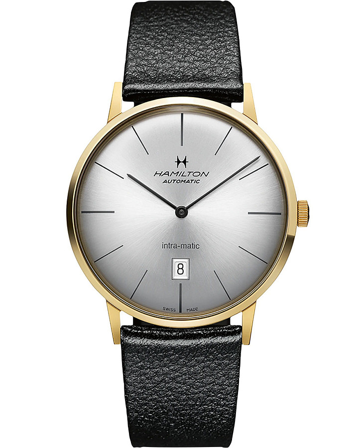 Часы Hamilton American Classic Intra-Matic Auto H38735751 — мужские, серебристый
