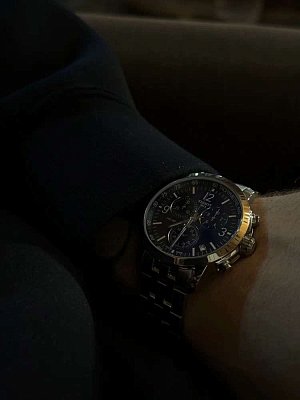 Фото покупателя: Швейцарские наручные часы Tissot PRC 200 Chronograph T114.417.11.047.00 с хронографом