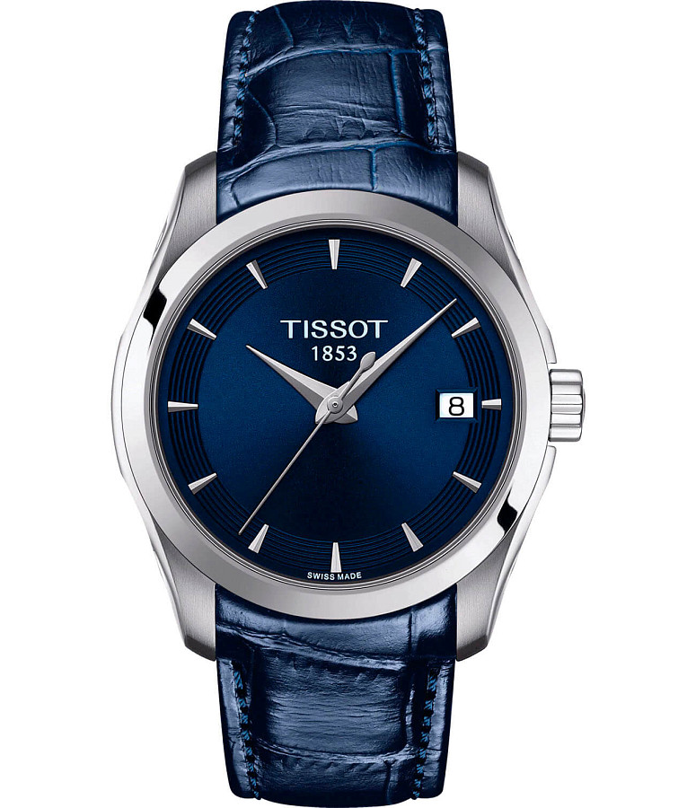 Часы Tissot Couturier Lady T035.210.16.041.00 — женские, синий