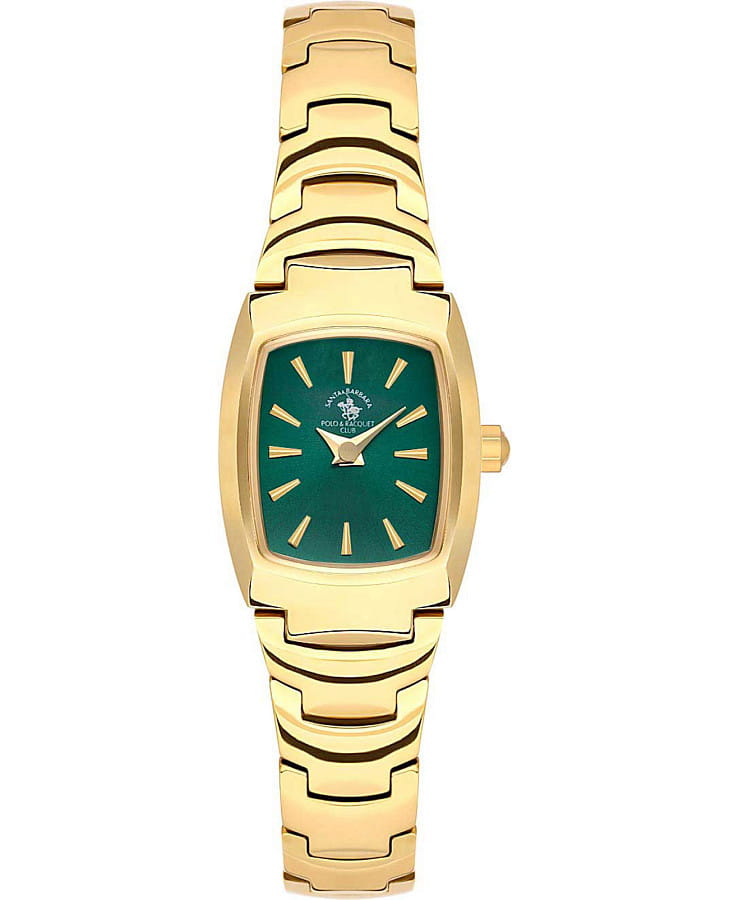 Часы Santa Barbara Polo & Racquet Club Unique SB.1.10639-3 — женские, зеленый