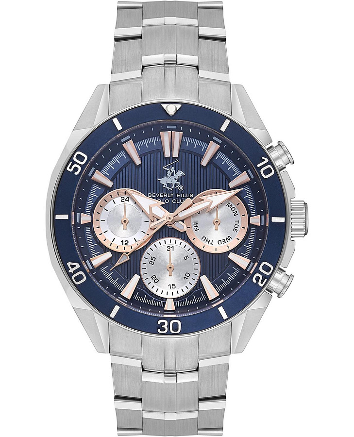 Часы Beverly Hills Polo Club BP3599X.390 — мужские, синий