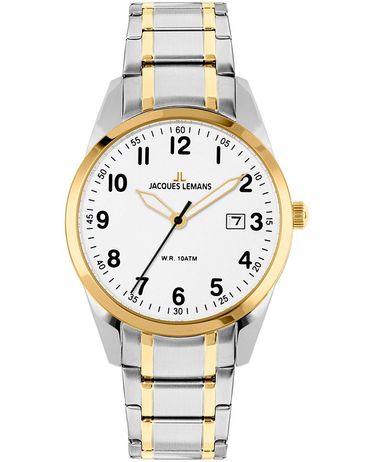 Часы Jacques Lemans 1-2005G — женские, белый
