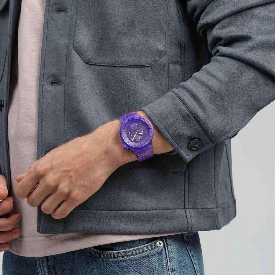 Часы Swatch Big Bold Biosourced Lacquered SB05V103 — пластик, Швейцария