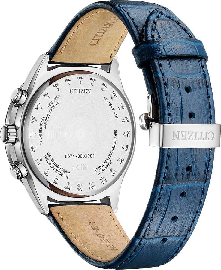 Часы Citizen Radio Controlled BY1030-09A — сталь металл, Япония