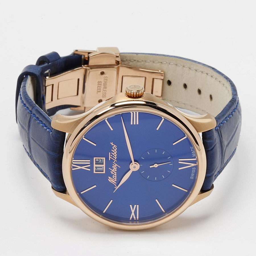 Часы Mathey-Tissot Edmond H1886QPBU — кварцевые, металл сталь
