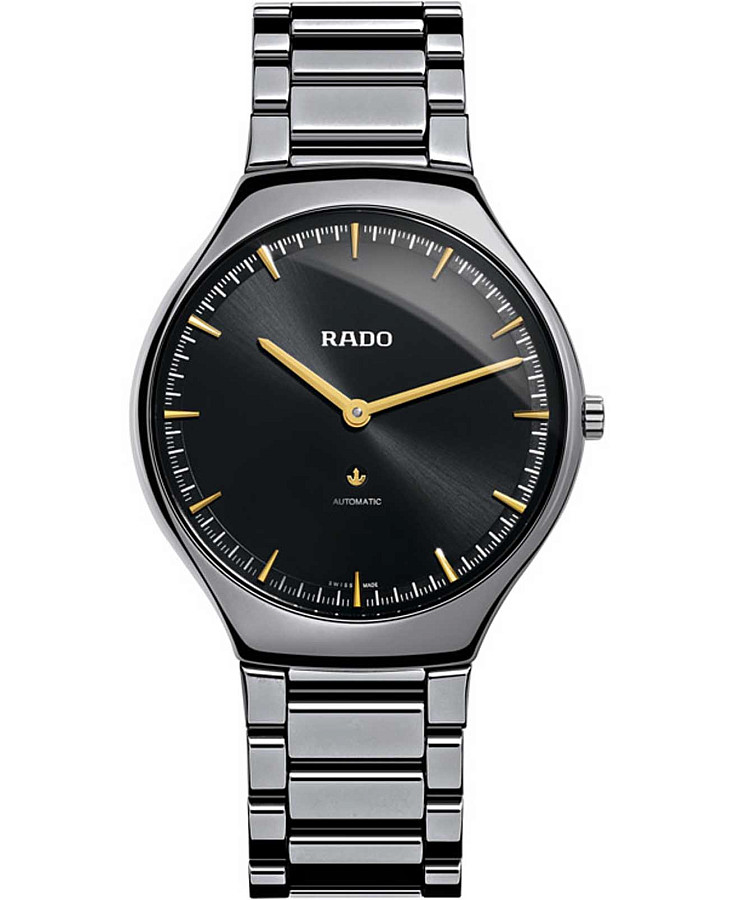 Часы Rado True Thinline Automatic R27972162 — мужские, черный