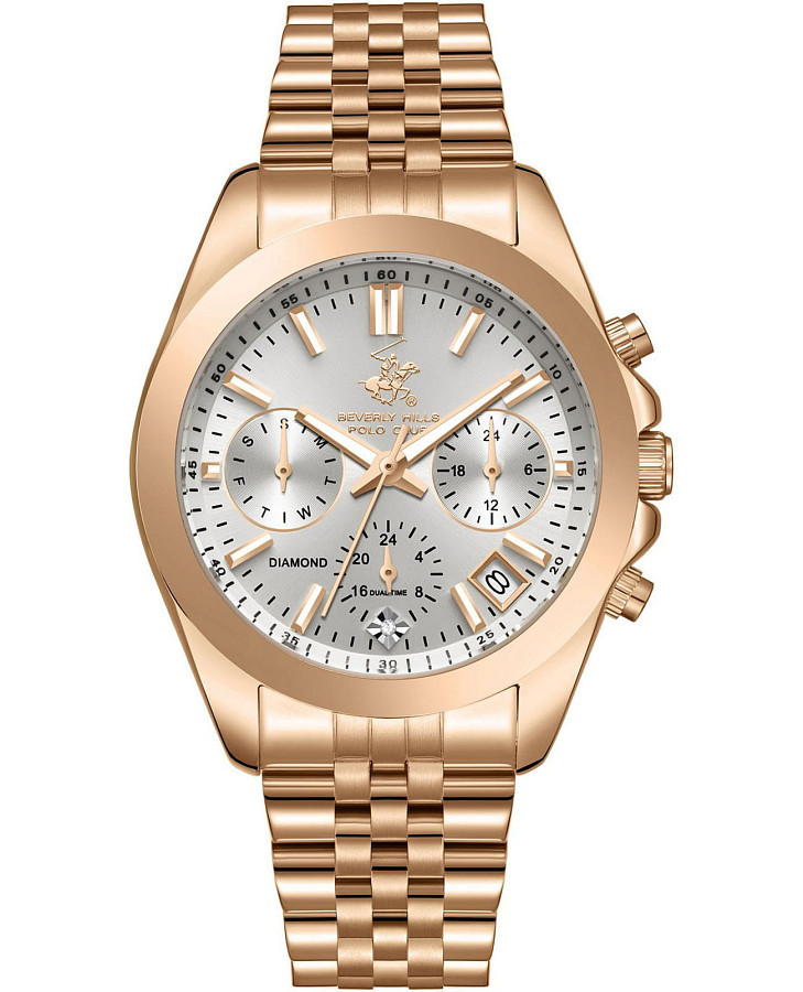 Часы Beverly Hills Polo Club BP3656C.430 — женские, серебристый