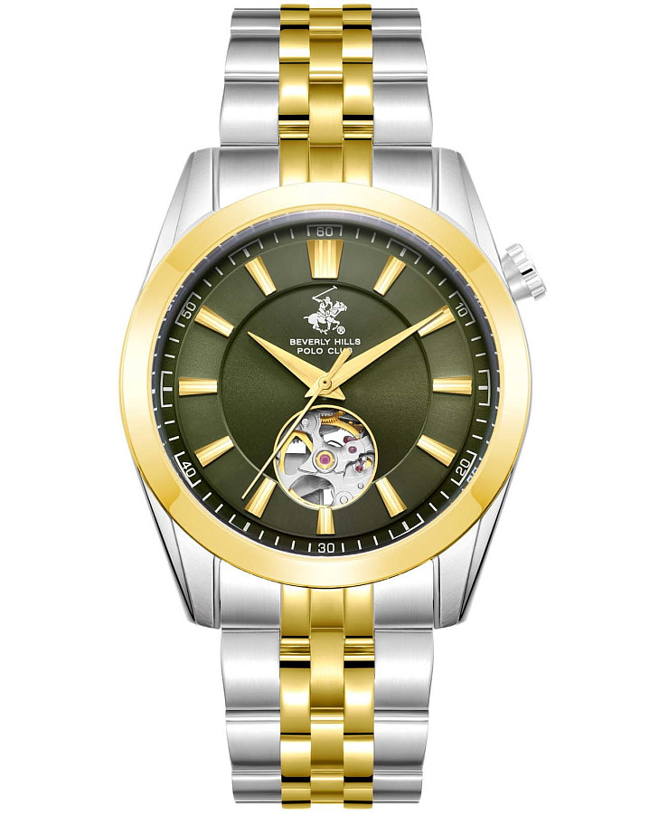 Часы Beverly Hills Polo Club BP3816X.170 — мужские, зеленый