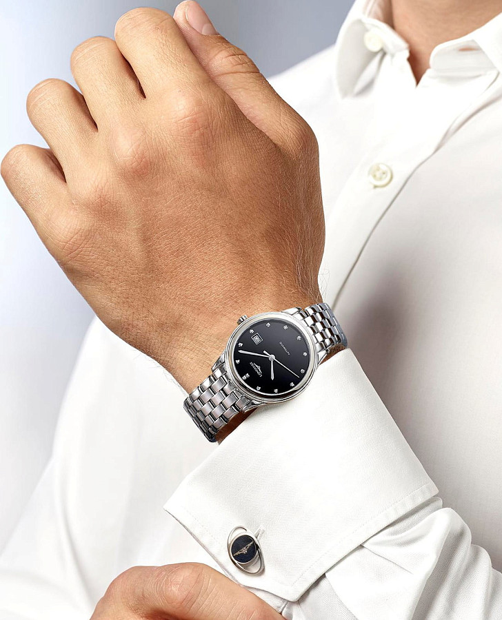 Часы Longines Flagship L4.974.4.57.6 — нержавеющая сталь, мужские
